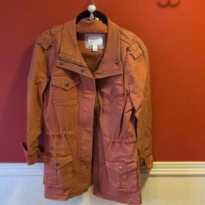 Market & Spruce Women's Utility Jacket in Rust